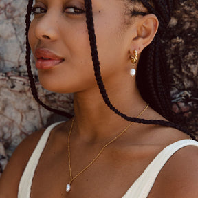 Colar com Pingente de Pérola Barroca