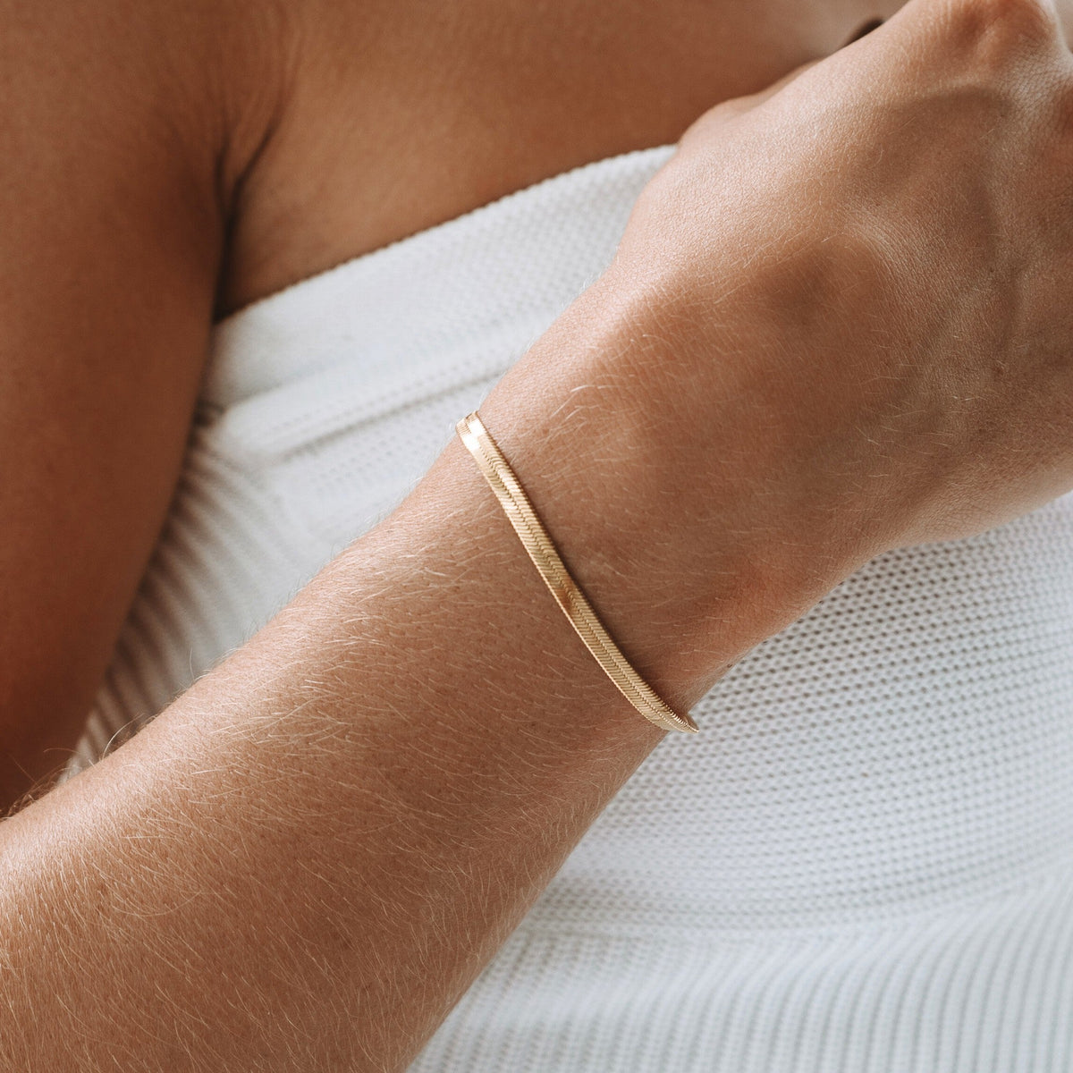 Bracelete Slim Banhando Ouro 18K