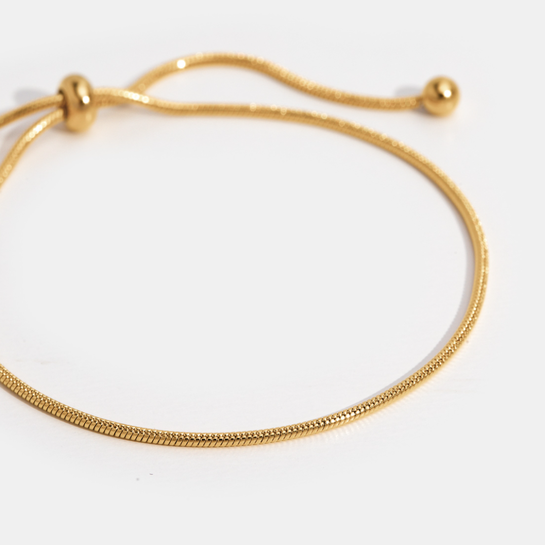 Pulseira Feminina Dourada simples