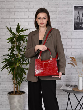 Bolsa Feminina Couro Legitimo Royal Vermelha