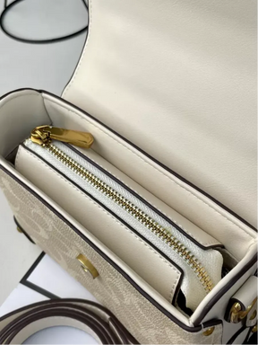 Bolsa Feminina de Luxo Couro Genuíno Scarlet