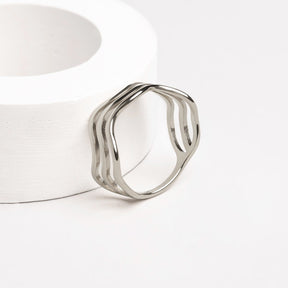 Anel Ocean Banhado Ouro 18K (Verificar Tamanhos)