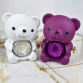 Colar Personalizado com Caixa Urso Amor Eterno